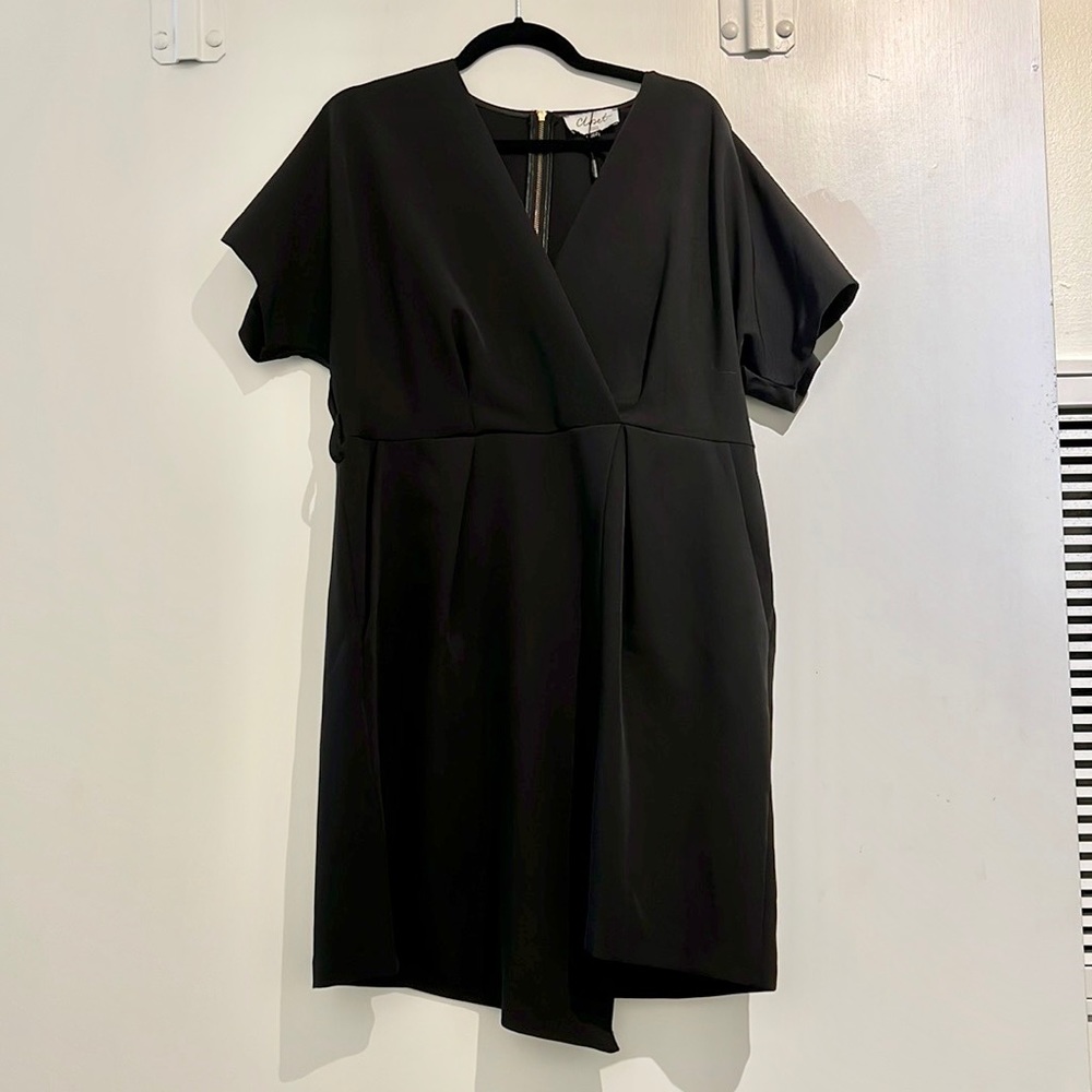 NWT Black Asymmetrical Dress, Size 14